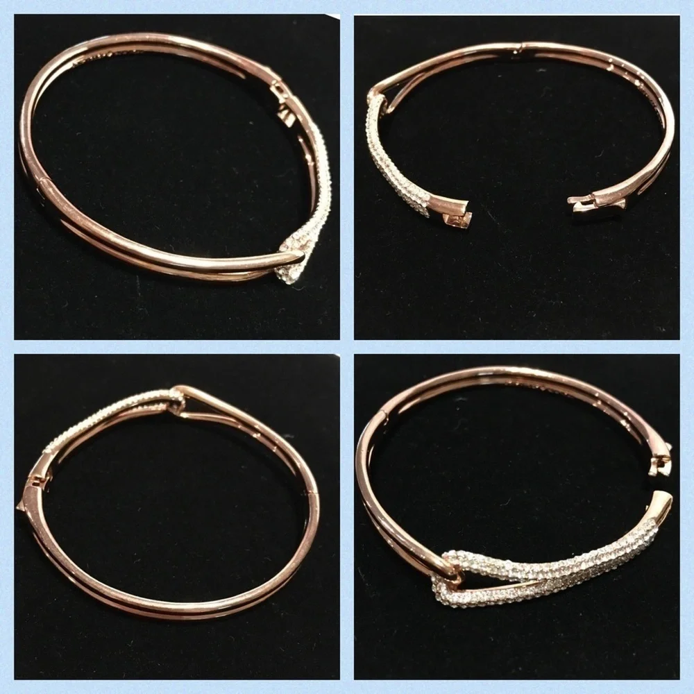 Kate Spade Gold & Crystal Infiniti Bracelet NWT - Picture 3 of 3